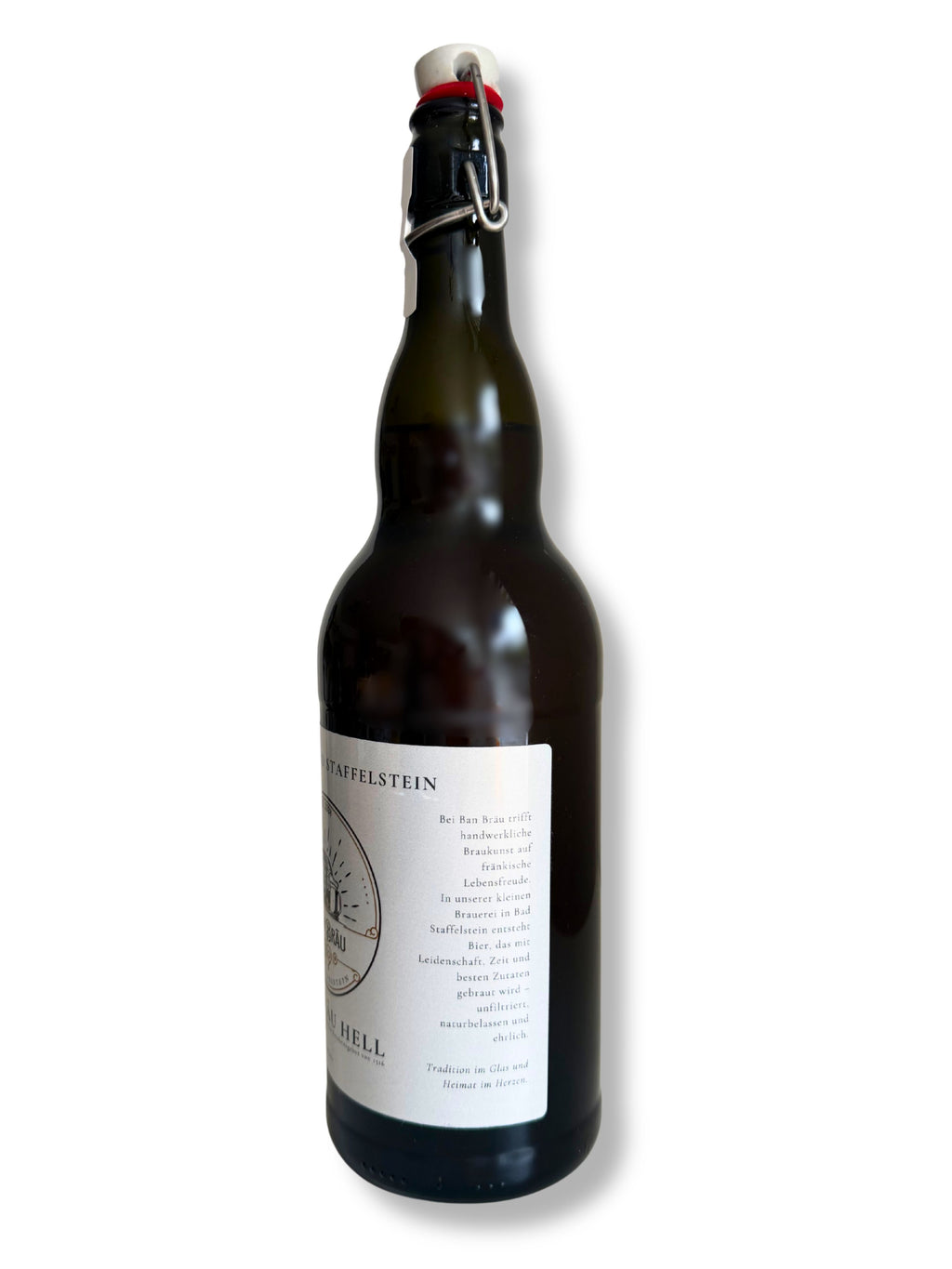 Ban Bräu Hell – 1 Liter Bügelverschlussflasche