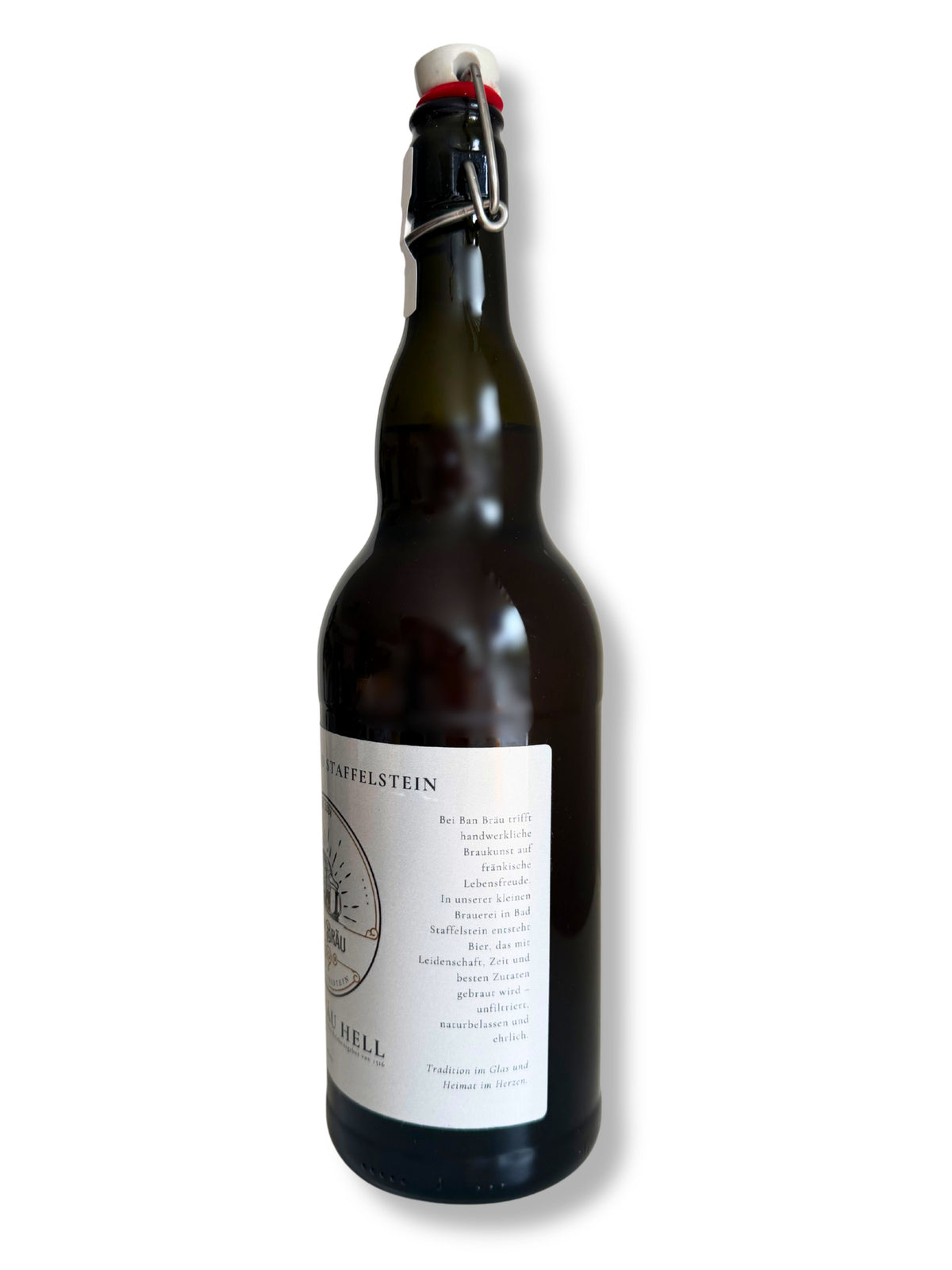 Ban Bräu Hell – 1 Liter Bügelverschlussflasche