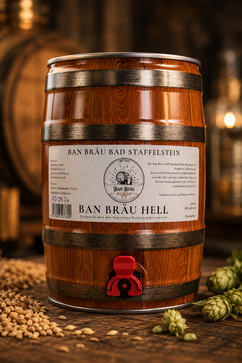 Ban Bräu Hell – 5 Liter Partydose